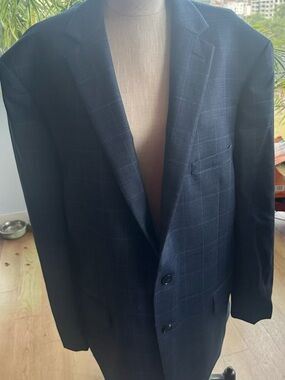 Navy Windowpane Men's Blazer Ralph Lauren